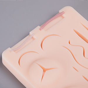 SZEMENTMD Suture Practice Pad 3D Stereoscopic Durable Silicone with Blood Vessels and Pre-Cut Wounds EMM-TA1