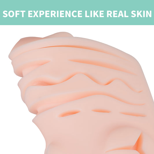 SZEMENTMD Suture Practice Pad 3D Stereoscopic Durable Silicone with Blood Vessels and Pre-Cut Wounds EMM-TA1